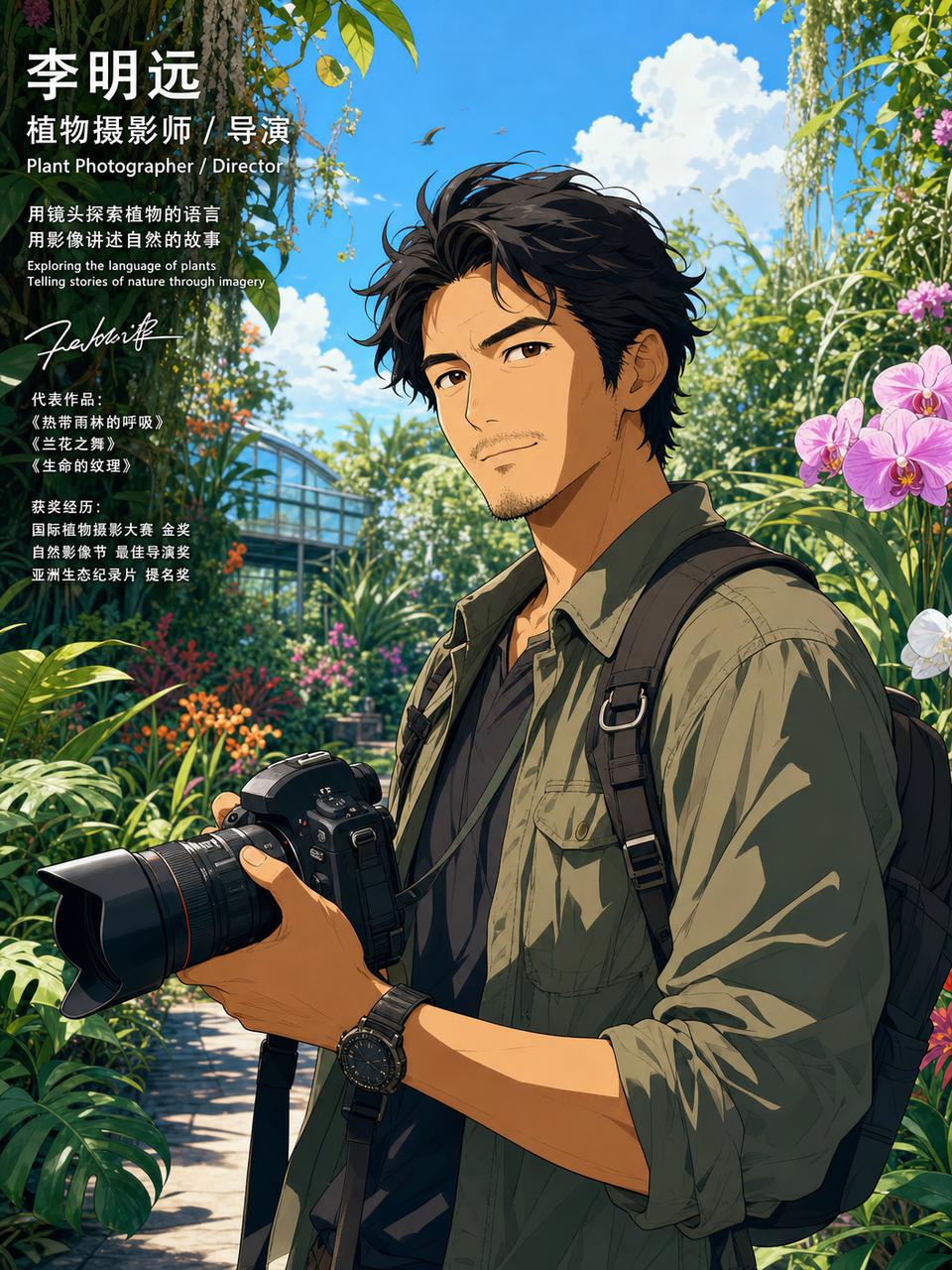 溏心植物摄影师李明远